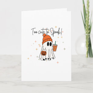 Carte d'Halloween fantôme, Trop mignon pour faire 