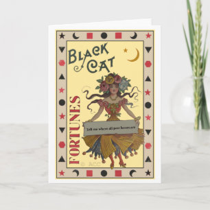 Carte d'Halloween Fortune Teller