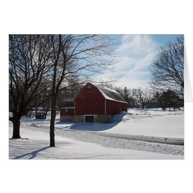 Carte d'hiver (Devant horizontal)