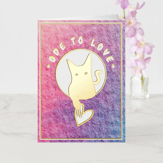 Carte d'huile de chat Ode to Lve - Adiela Akoo (Orchidée)
