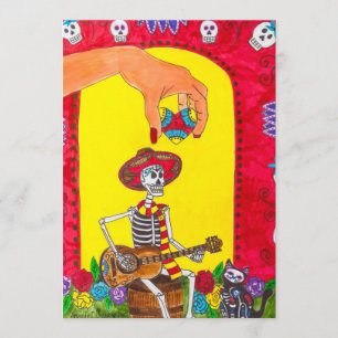 Carte Dia de los Muertos - chanson pour l'âme