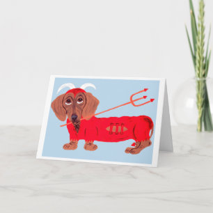 Carte Diable Dachshund