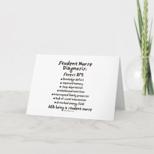 Carte Diagnostic des infirmières étudiantes : Stress