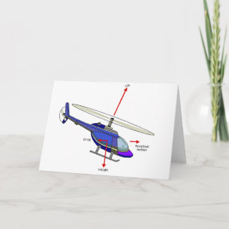 Carte Diagramme de vol d'hélicoptère