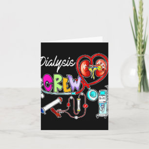 Carte Dialyse Écran Stethoscope Coeur Néphrologie du rei