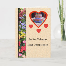 Carte Diamètre San Valentin Femenino d'en de Feliz