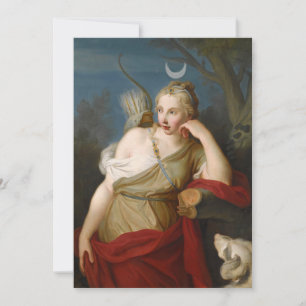 Carte Diana, déesse de la chasse   Pietro Rotari