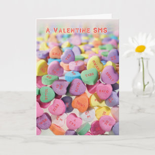 Carte Did You Get My Candy Hearts Valentine MSG