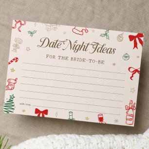 Carte d'idées de soirée en amoureux pour un mariag