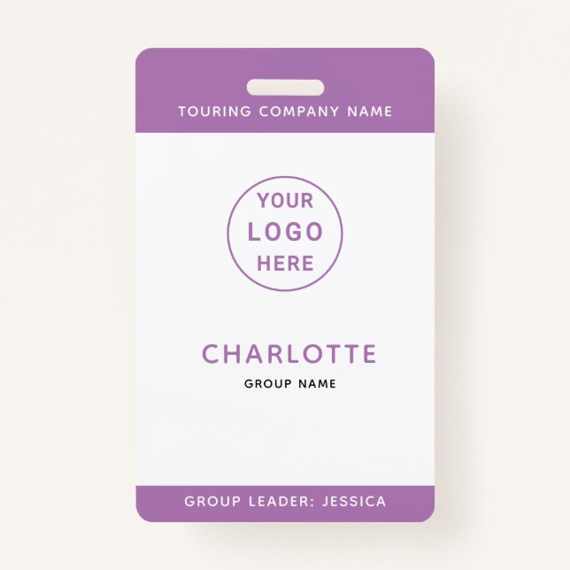 Carte d'identité Badge Modèle Enfants Voyage à l'é (Devant)