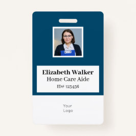 Carte d'identité personnalisée Badge photo double 