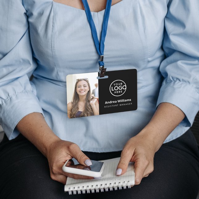 Carte d'identité professionnelle moderne, Badge QR (Créateur téléchargé)