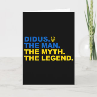 Carte Didus Fier d'être Grand-père Ukrainien Fête des Pè