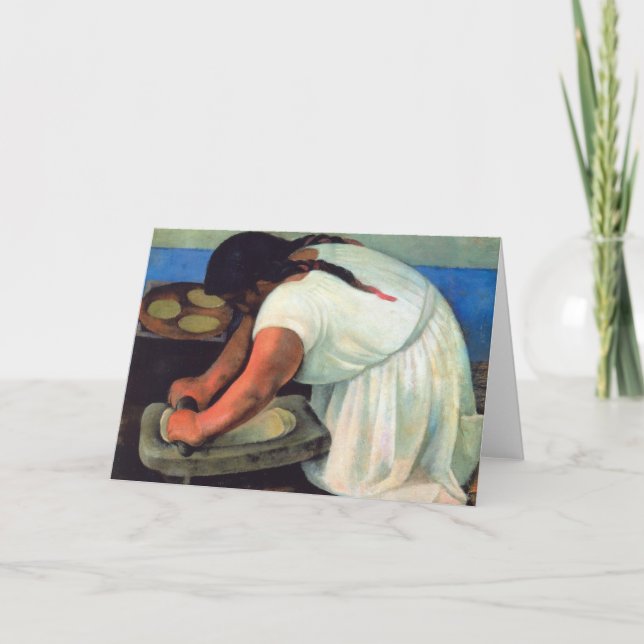 Carte Diego Rivera - La Molendera, 1923 (Devant)