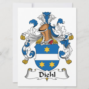 Carte Diehl Family Crest