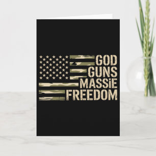 Carte Dieu Armes Mie Liberté Thomas Camouflage Drapeau É