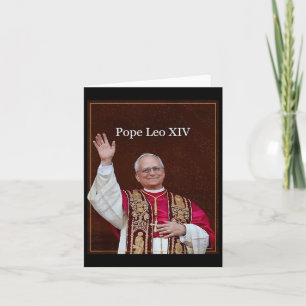 Carte Dieu bénit le pape Leo Xiv