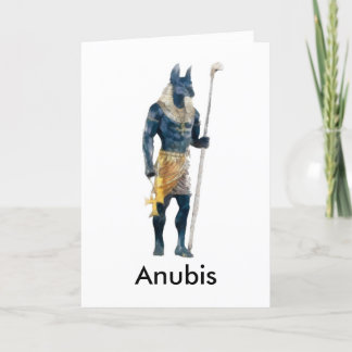 Carte Dieu d'Anubis
