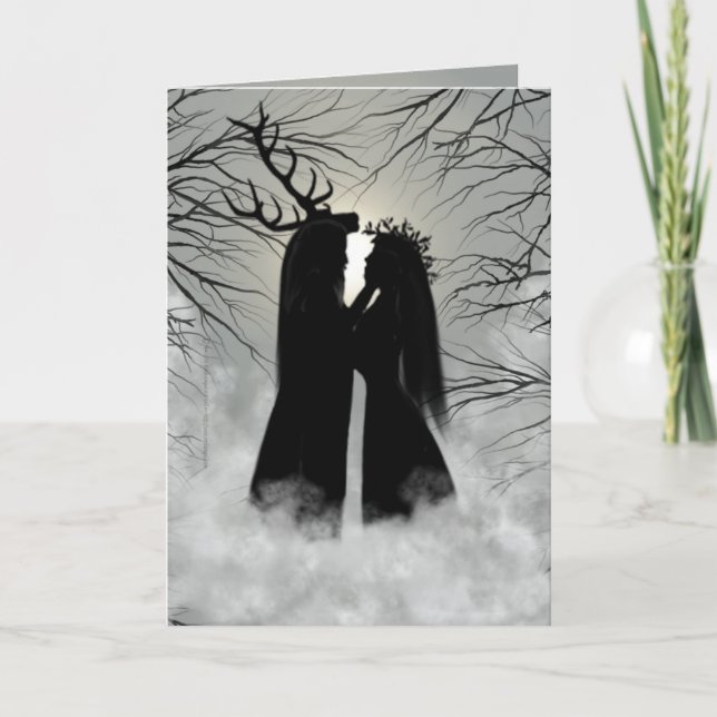 Carte Dieu et déesse de solstice d'hiver (Devant)