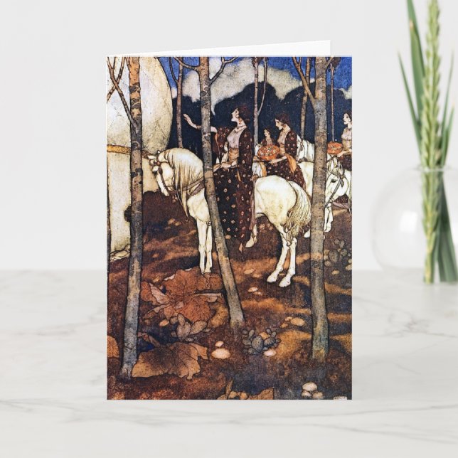 Carte d'illustrations de livre d'Edmund Dulac (Devant)