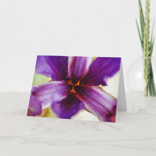 Carte d'image Abstraite Iris violet