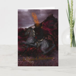 Carte d'Imaginaire Halloween Horseman sans tête