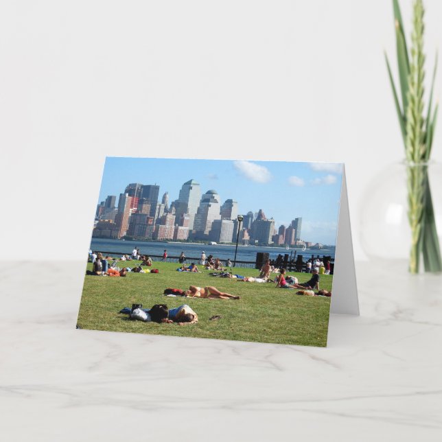 Carte Dimanche après-midi à Hoboken (Devant)