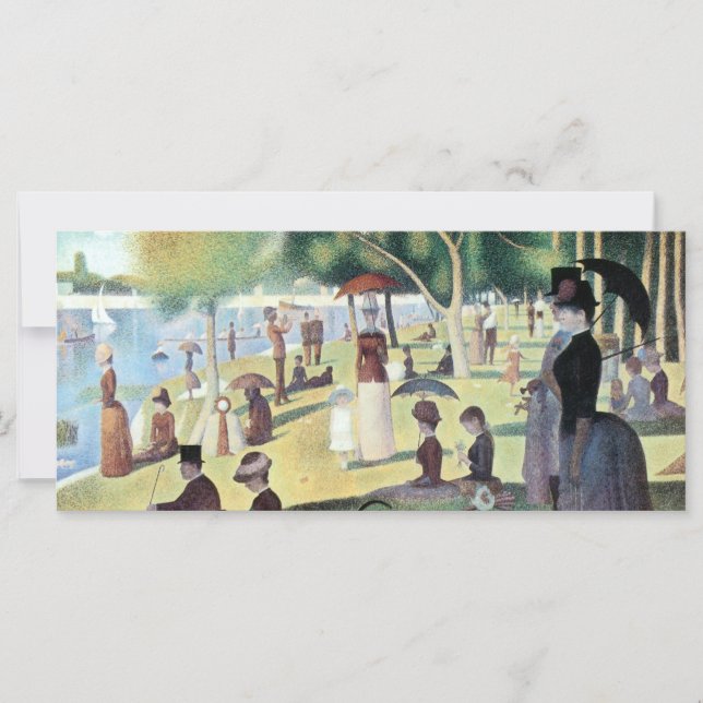 Carte Dimanche après-midi, île La Grande Jatte par Seura (Devant)