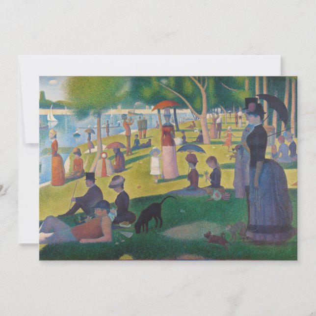 Carte Dimanche après-midi sur l'île de La Grande Jatte (Devant)