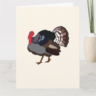 Carte Dinde Oiseau Dinde
