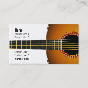 Carte d'industrie musicale de guitare acoustique