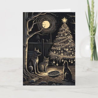 Carte Dîner de Noël