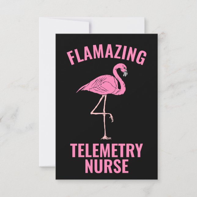 Carte d'infirmière de télémétrie Flamazing (Devant)