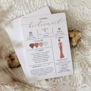 Carte D'Information De La Fête De Mariée Serez-Vou