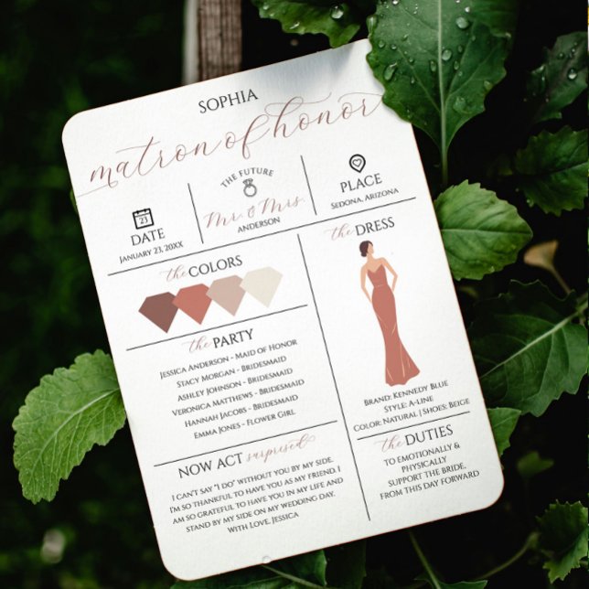 Carte d'information de la fête nuptiale Serez-vous (Créateur téléchargé)