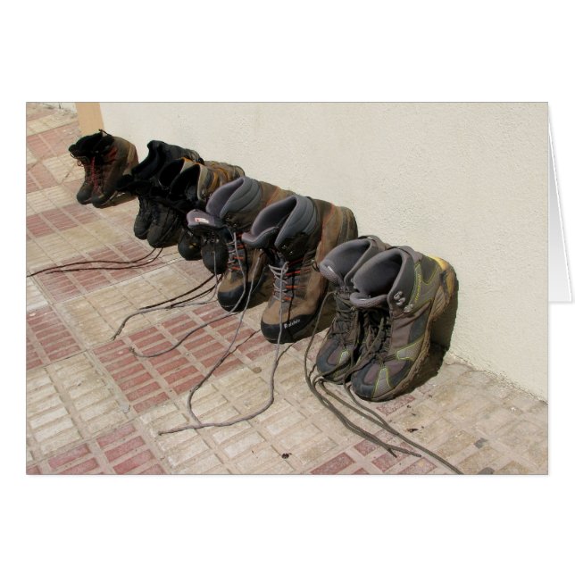 Carte d'initialisation de randonnée (Devant horizontal)