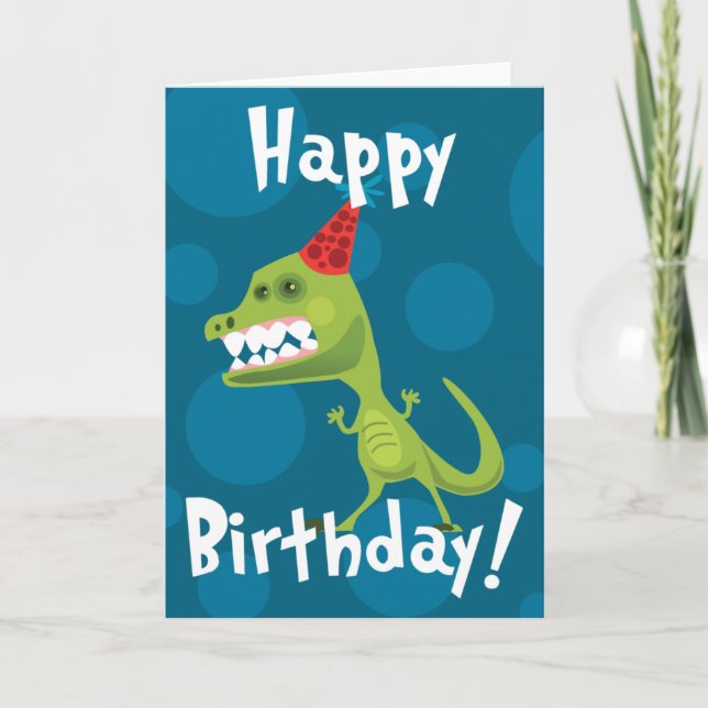 Carte Dino Birthday (Devant)
