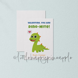 Carte Dino-Mite Valentine's Day Card