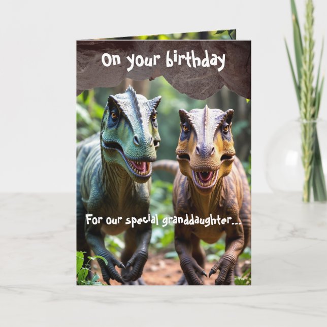Carte Dinosaure (Devant)