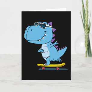 Carte dinosaure jeu skate