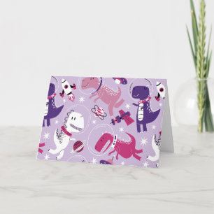 Carte Dinosaures de l'espace, Dinosaures mignons, Étoile