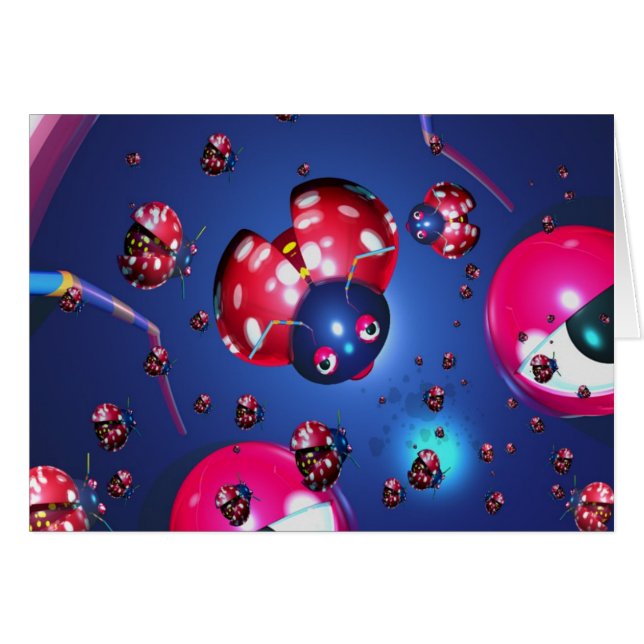 Carte d'insecte de Madame (Devant horizontal)