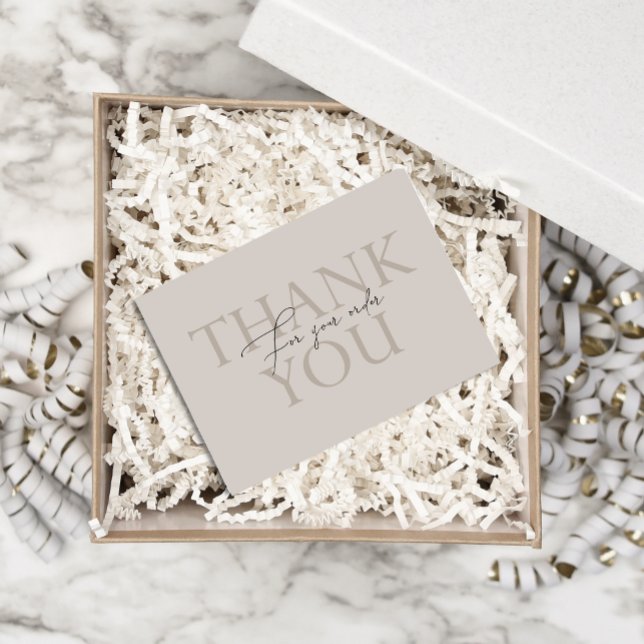 Carte d'insertion de commande pour petites entrepr (Créateur téléchargé)