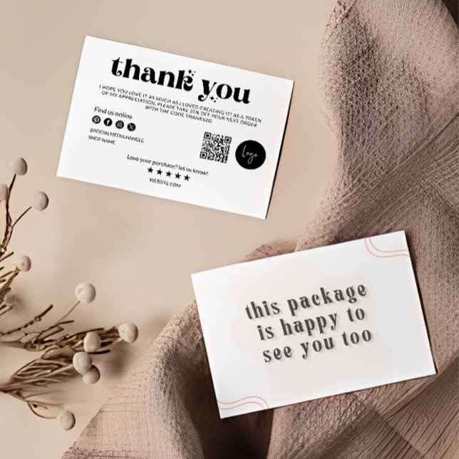 Carte d'insertion de package Small Business (Créateur téléchargé)