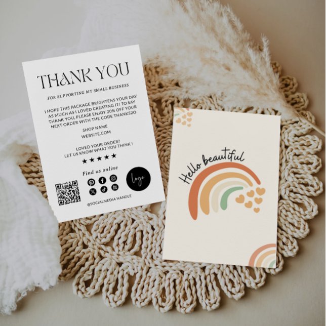 Carte d'insertion de package Small Business (Créateur téléchargé)