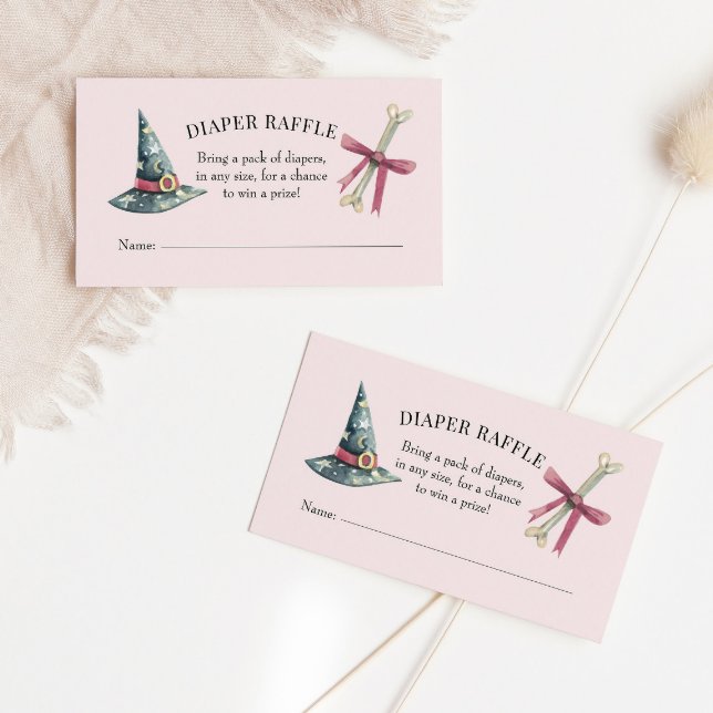 Carte d'insertion Halloween Baby shower Déchets (Créateur téléchargé)