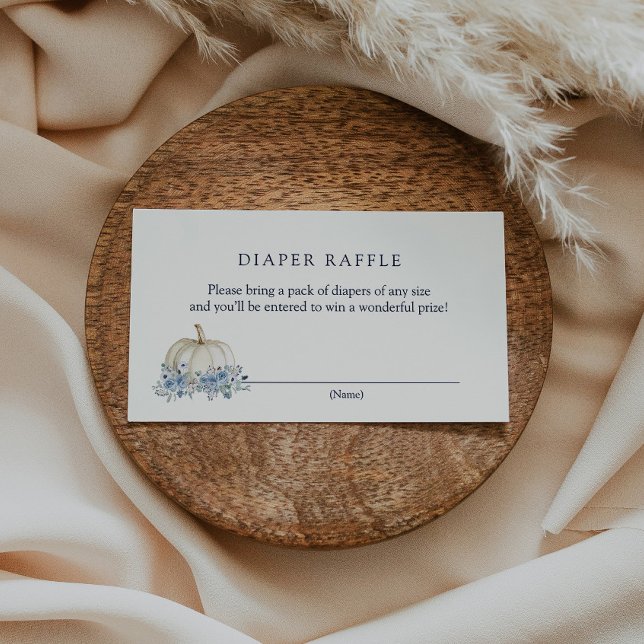 Carte d'insertion Little Blue Citrouille Diaper (Créateur téléchargé)