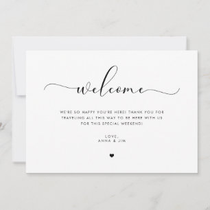 Carte d'insertion minimaliste pour Mariage