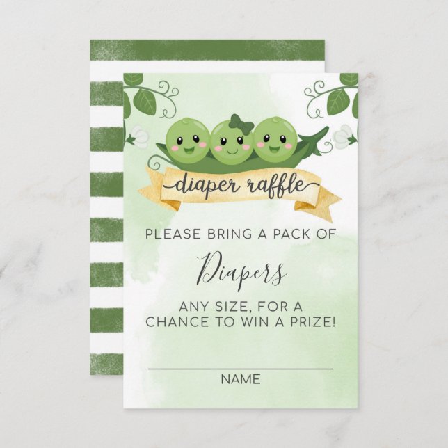 Carte d'insertion pour un tirage au sort de couche (Devant / Derrière)