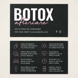 Carte d'instruction d'injection Premium Black Boto